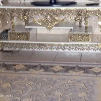 میز تلوزیون برنج در حد نو