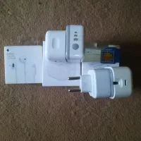 دو عدد شارژر با هندزفری آیفون اصل