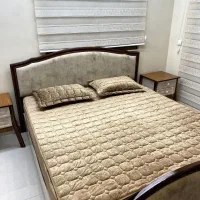 کاور تخت  دونفره دورکشدار