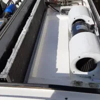 کولر اتوبوس کامل و بخاری درجا .کمپرسور ،کلاج،ببین