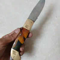 چاقو کلکسیونی قدیمی دسته برنج
