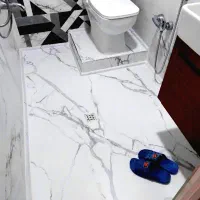 بازسازی دستشویی سرویس ماربل شیت همه گیلان حمام