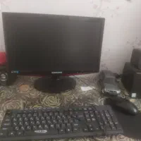 کیس کامل کامپیوتر همراه میزکامپیوتر