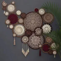 ماندلا  . رومیزی . رانر های شیک دست بافت