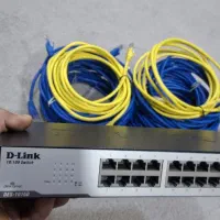 هاب سوچ ۱۶پرت تعدادی کابل لن