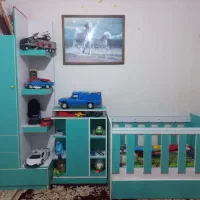 تخت خواب سه تیکه کودک در حد نو5/500/000