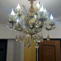 لوستر ۱۰ شاخه برنجی
