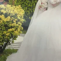 لباس عروس سنگ دوزی شده