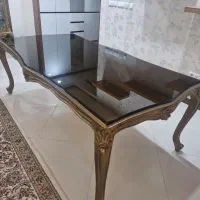 میز ناهار شش الی هشت نفره تمام چوب سلطنتی کاملا نو