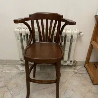صندلی کانتر چوبی