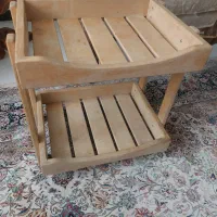 جا سیب پیاز چوبی. ترازوی وزن کشی