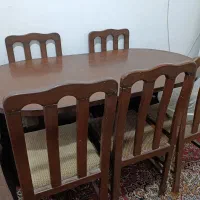 میز غذاخوری چوبی