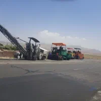 آسفالت زیرسازی اجاره فینیشر غلطک دستی محوطه مدرسه