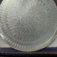 ظروف سینی چای مس در حد نو سالم