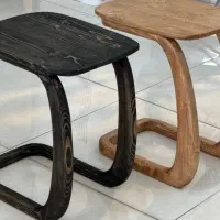 کنار مبلی و جلو مبلی تمام چوب و فلزی