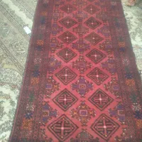 قالیچه دستباف قدیمی پشمی ۲ در یک