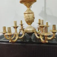 یک جفت لوستر برنجی