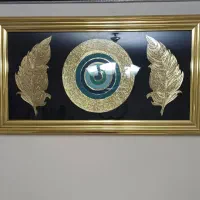 تابلو ورقه طلا،با ضمانت ۱۰ ساله،نو