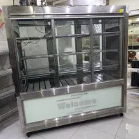یخچال ویترینی ۲متری۶ماه کارکردمارک طلوع سبز ۶درب
