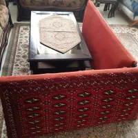 پشتی دستباف سنتی ترکمن