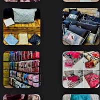 کالای خواب پتو طرحگلبافت تشک و بالشت حراجی دانشجوی