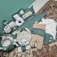 ست ۱۶ تیکه ی سیسمونی (سرویس خواب) نوزاد دخترانه
