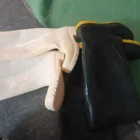 دو عدد چکمه نو یه بارم پا نشده