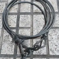 سیم بکسل 10میلمتر دو سر قلاب فلزی