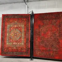 فرش۷۰۰شونه ۱۲متری ایونت کاشان تراکم ۳۰۰۰