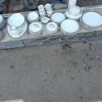 ۲ سرویس ظروف چینی و آرکوپال کاملا نو