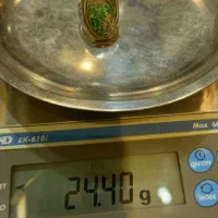 انگشتر نقره سنگ فیروزه ۲۴،۴ گرم با قدمت ۱۰۰ ساله