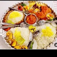 ۴دست غذافقط ۱۱۹۹ت چلوکوبیده+جوجه+زرشک پلو+چلوخورشت