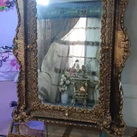 سلام  میزواینه سالم اینه میز به طول ۲۱۵وعرض ۱۰۵.