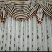 پرده|پرده، رانر، رومیزی|نیشابور, گمنام غربی|دیوار