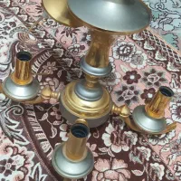 3 عدد لوستر برنزی 4 شاخه درحد نو