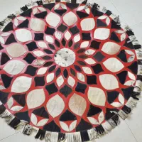 فرش چرمی دست دوزی شده یه کار خاص