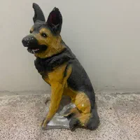 مجسمه سگ و بچه