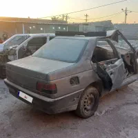 پژو ۴۰۵ مدل ۹۰دوگانه فابریک تصادفی