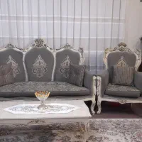 مبل استیل 9 نفره با چوب راش