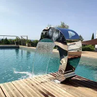 آبنما پرده اب کرتین استخری مدل دلفین