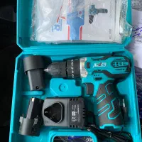دریل پیچ‌گوشتی چکشی شارژی آلور مدل AV-2012 آکبند