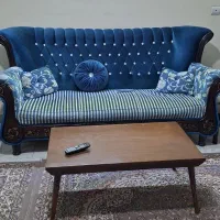 مبلمان راحتی ۷نفره با میز وسط و ناهار خوری ۶نفره