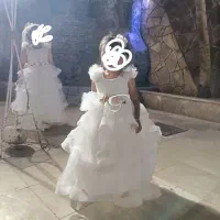 لباس عروس سایز یک از سن ۳تا ۵سال