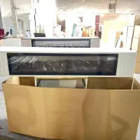 میز تلویزیون شومینه ای