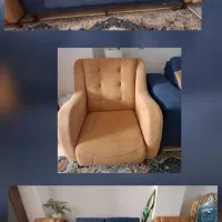 مبل راحتی پنج نفره چوبی