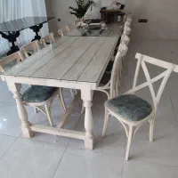 میز چوبی ۶ نفره