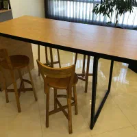 میز کانتر با mdf دوبل فرامید و میز tv