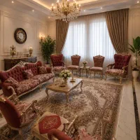 مبل ۹ نفره استیل کاملا نو استثنایی