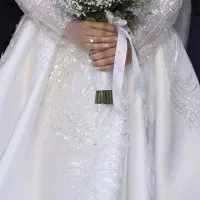 لباس عروس پارچه اصل ترکیه