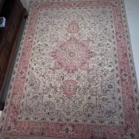 فرش دستباف هریس تبریز 60 رج گل ابریشم